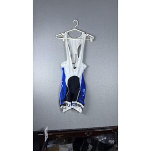 Louis‎ Garneau Shorts Mens Medium Blue DLG Team Race Series Cycling Bib Made USA